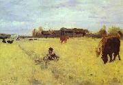 Valentin Serov October. Domotcanovo painting